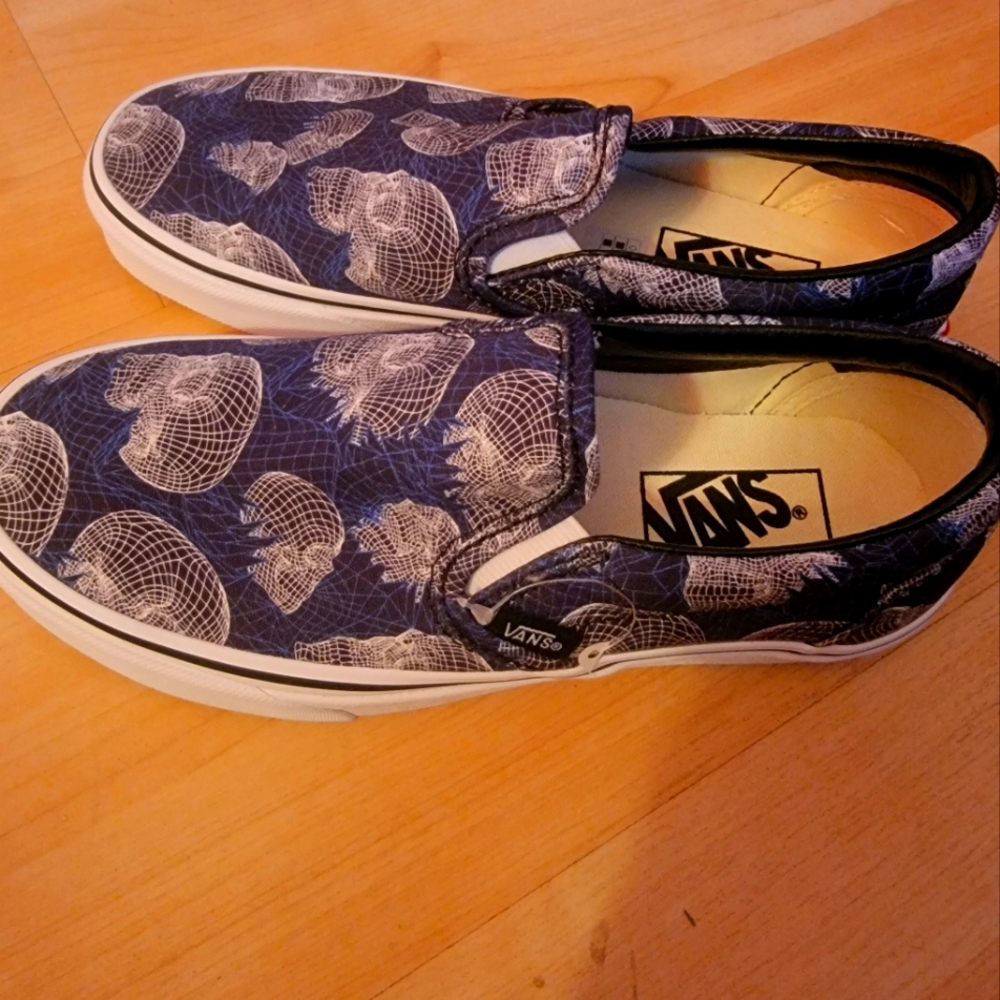 3D skull Vans